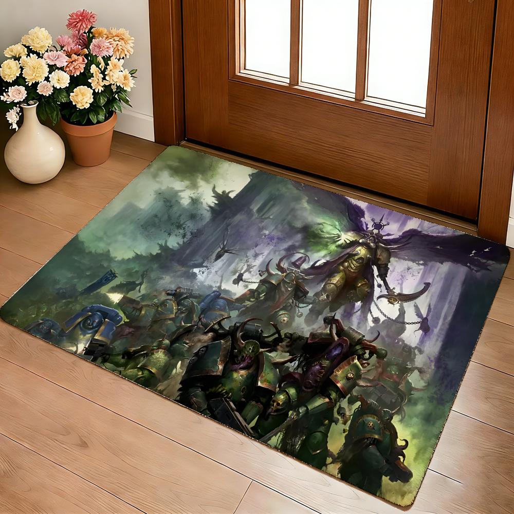 W-W-Warhammer Коврик для пола Уютный Фланелевый Мягкий Толстый Нескользящий Коврик для Гостиной Спальни Кухни Декор Ковры