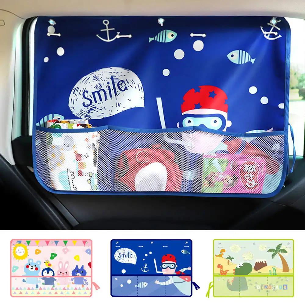 Автомобильный мультфильм милый боковые солнцезащитные козырьки на лобовое стекло солнцезащитный козырек на заднее боковое окно автомобиля солнцезащитный козырек для детей