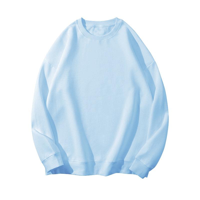 Плюс Размер Женская мода Новая свободная спортивная толстовка с длинными рукавами и круглым вырезом