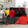 3D Vinyl Record Music DJ Screen Tape Soft Blankets,Keep Warm Throw Blanket Comfortable Blanket for Picnic Beds Sofa Home Bedroom