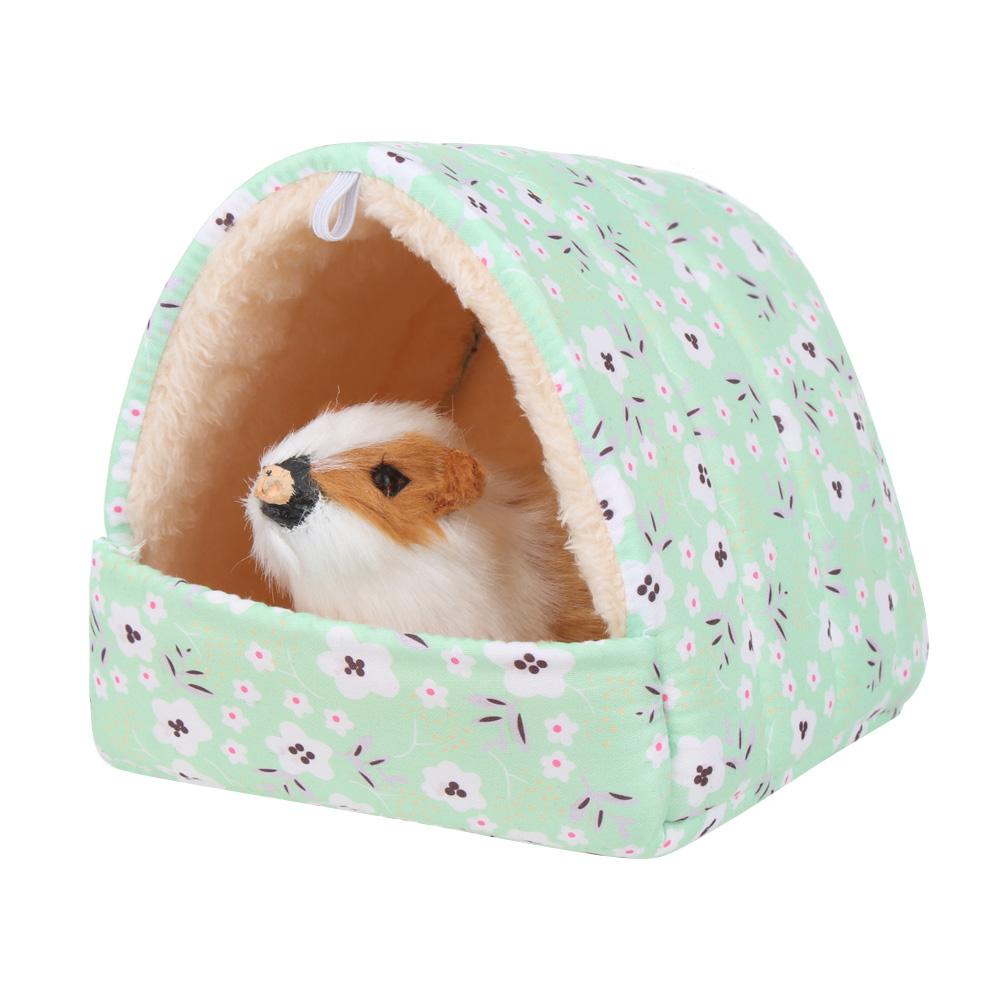 Mini Cage Rabbit Squirrel Winter Warm Mat Guinea Pig Nest Hamster House Small Animal Sleeping Bed