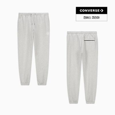 Converse Спортивные брюки свободного кроя Gold Standard светло-серого цвета, меланж 10025915 A02