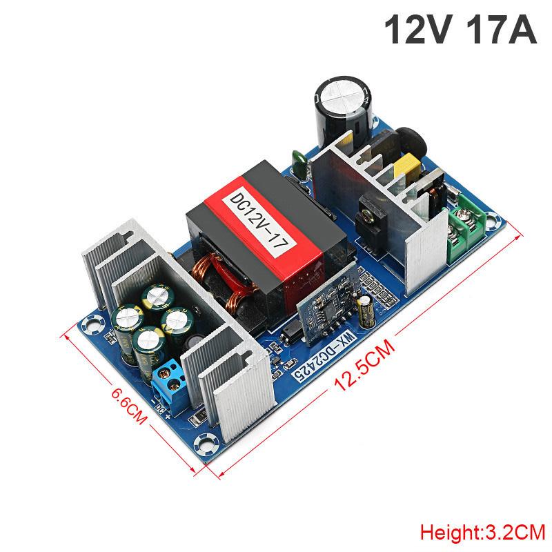 AC-DC 220V К 5V 12V 19V 24V 36V 48V 60V Плата блока питания 1A 2A 3A 4A 5A 6A 7A 8A 9A 13A 17A Импульсный блок питания с низким уровнем пульсаций Голая плата