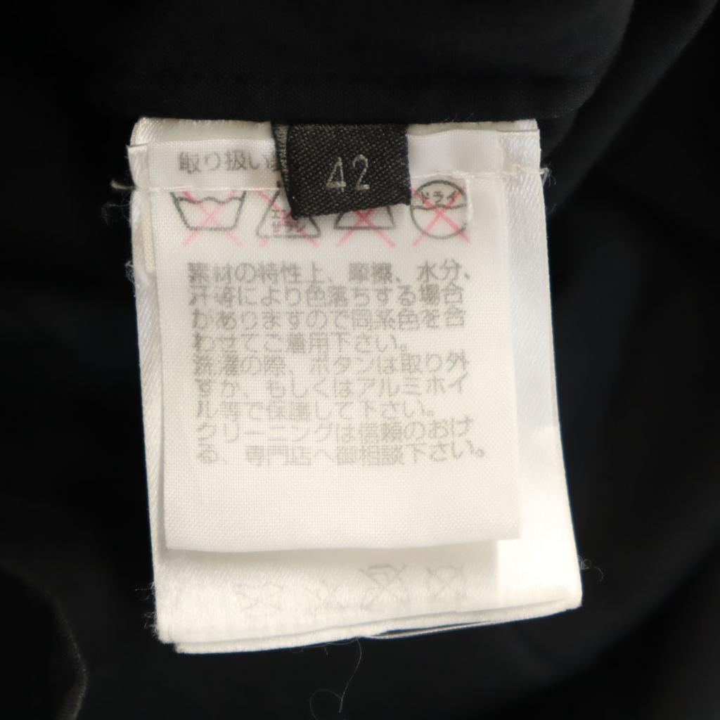 Fendi Made In Italy Long Sleeve Cotton Shirt 42 Black Women Used