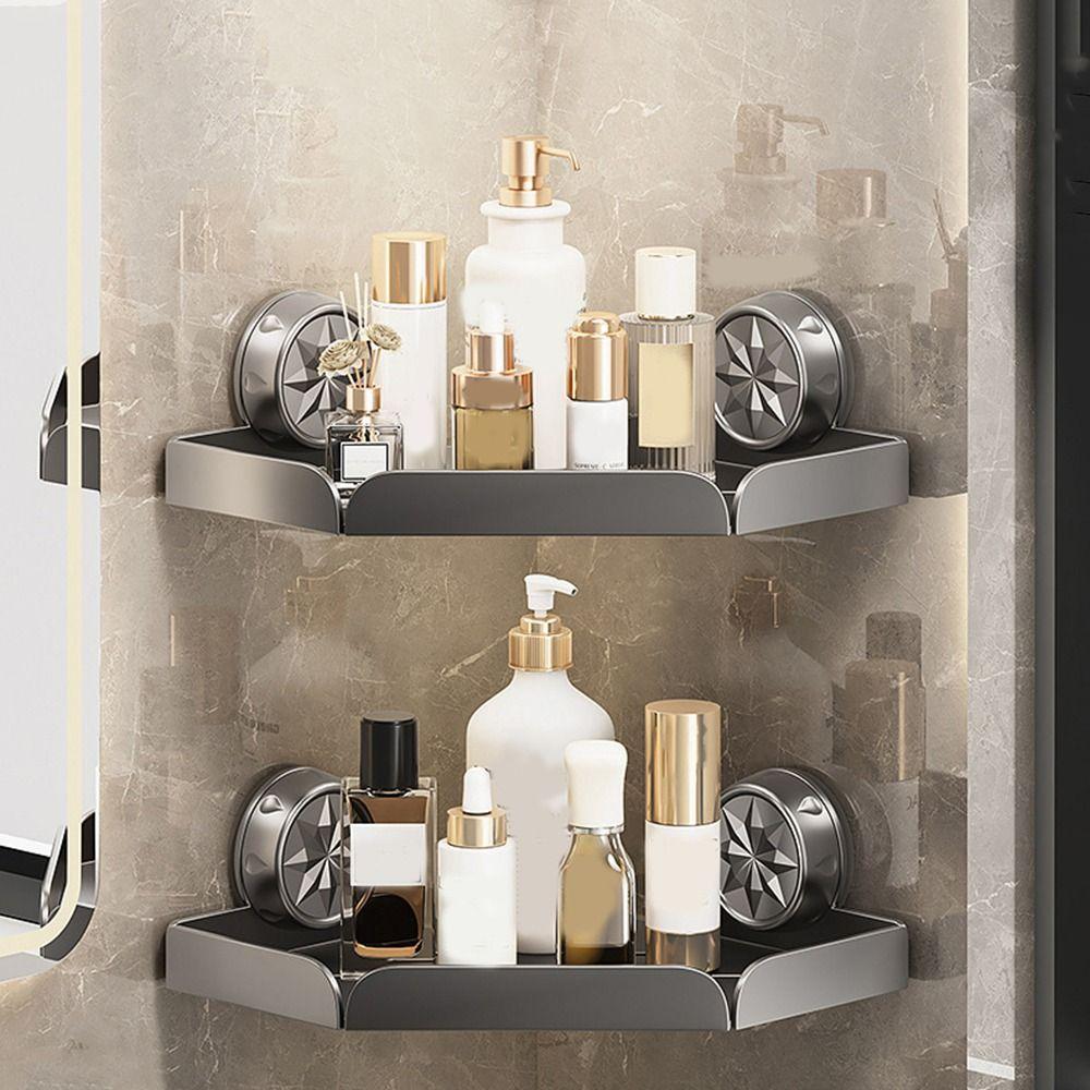 Влагозащищенная полка на присосках для душа, водонепроницаемая полка для шампуня для душа для дома