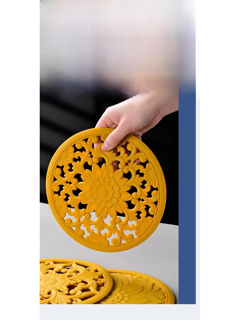 **Термостойкая силиконовая подставка - Классический китайский дизайн**