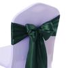 10/50/100 шт. атласные пояса для стульев, свадебные банты для стульев, ленточные галстуки для вечеринок, мероприятий, банкетов, дней рождения, украшений