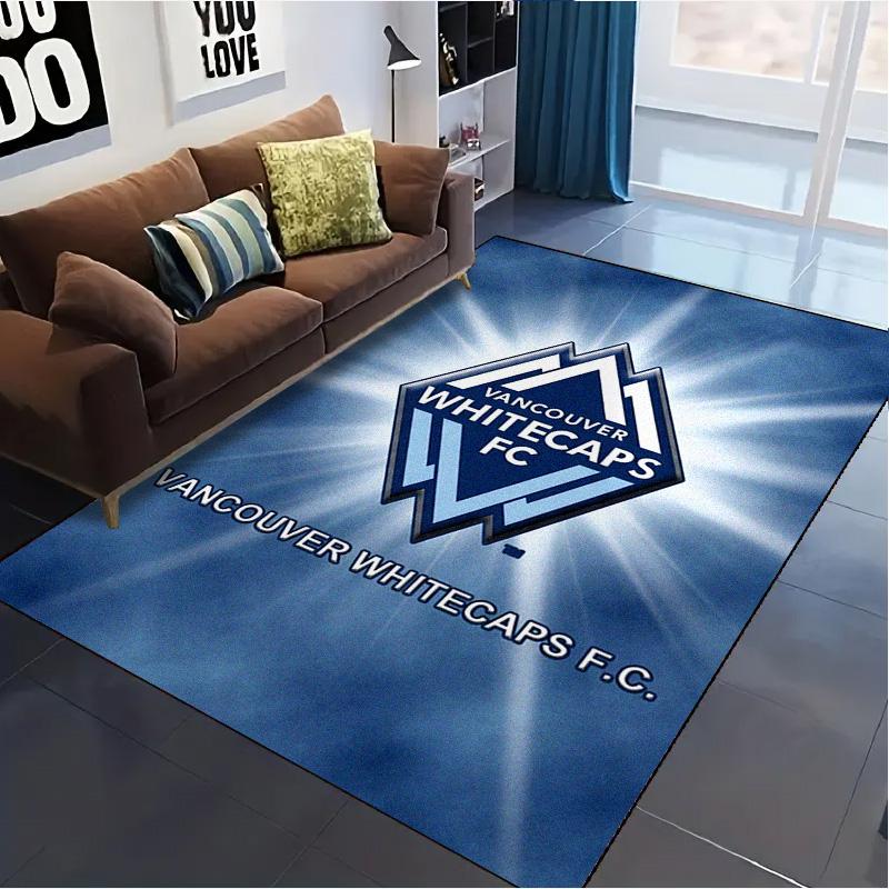 Vancouver Whitecaps FC Carpet Rug for Living Room Bedroom Home Sofa Decoration,Kids play Non-slip Floor Mat