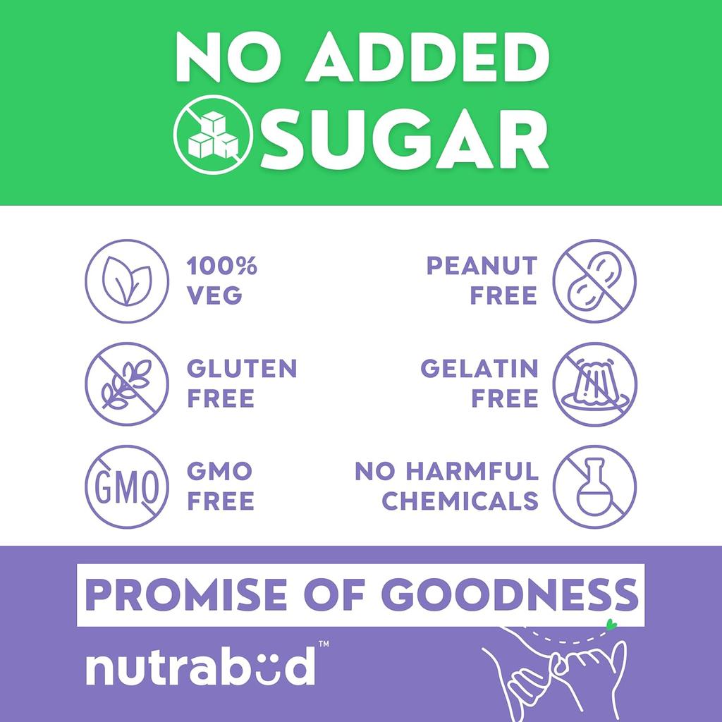 Nutrabud Мелатонин 3 мг Жевательные конфеты для сна для мужчин и женщин, Натуральная растительная добавка для спокойного глубокого сна - Упаковка 1 шт., 60 шт.
