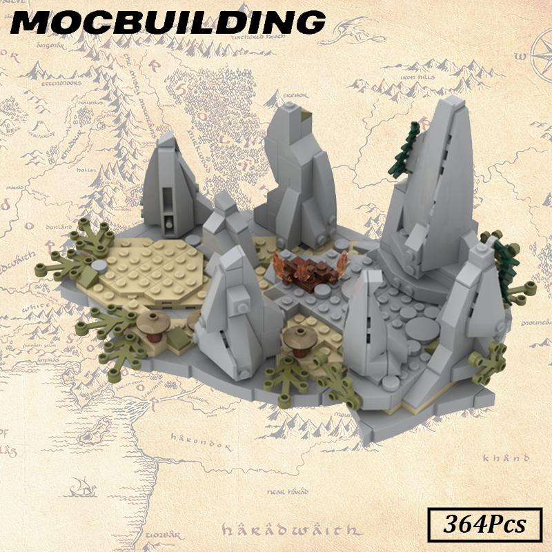 Средиземье Moc Строительные Блоки Сцена Кольца Строительные Наборы Дисплей Конструкция Рождественский Подарок Подарок на День Рождения