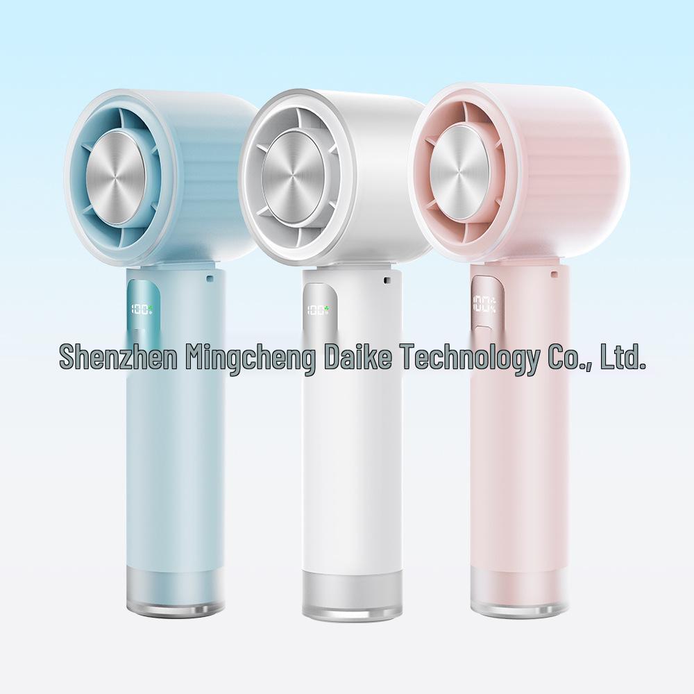 Korea KC Turbo Cooling Foldable Handheld/Neck Fan with Desktop Option