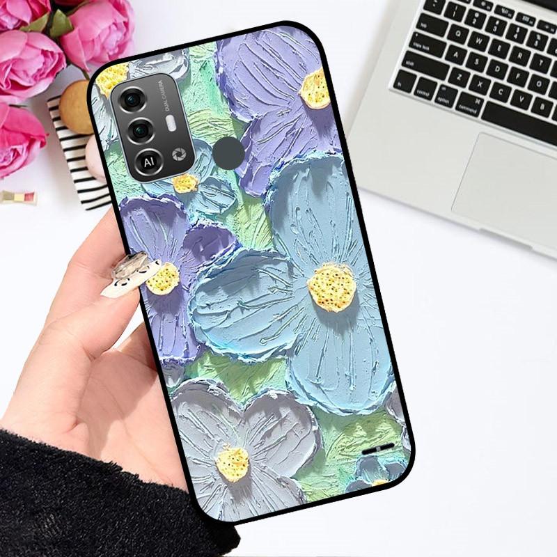 Чехлы Для ZTE Blade A53 Pro Милый Астронавт Модный Ударопрочный Мягкий Бампер Для ZTE Blade A53 Pro Coque Funda Цветочный Coque Оболочка