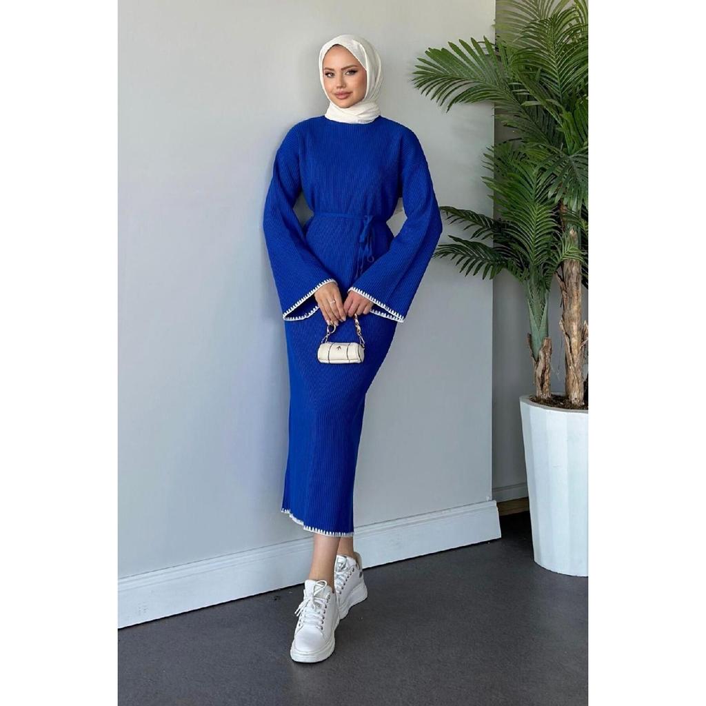 Zeynep Трикотажное Платье Черное