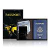 New PU Passport Holder Ticket Passport Covers Travel Passport Protective Cover ID Credit Card Holder Travel Accessories