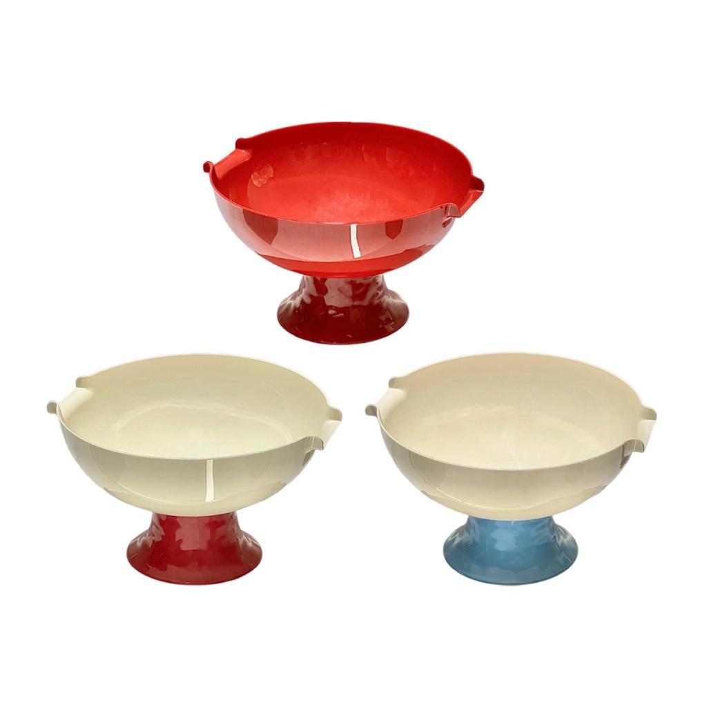 Pedestal Fruit Bowl Fashion Birthday Living Room Creative Practical Serving Tray High Footed Fruit Serving Bowl Vegetable Holder