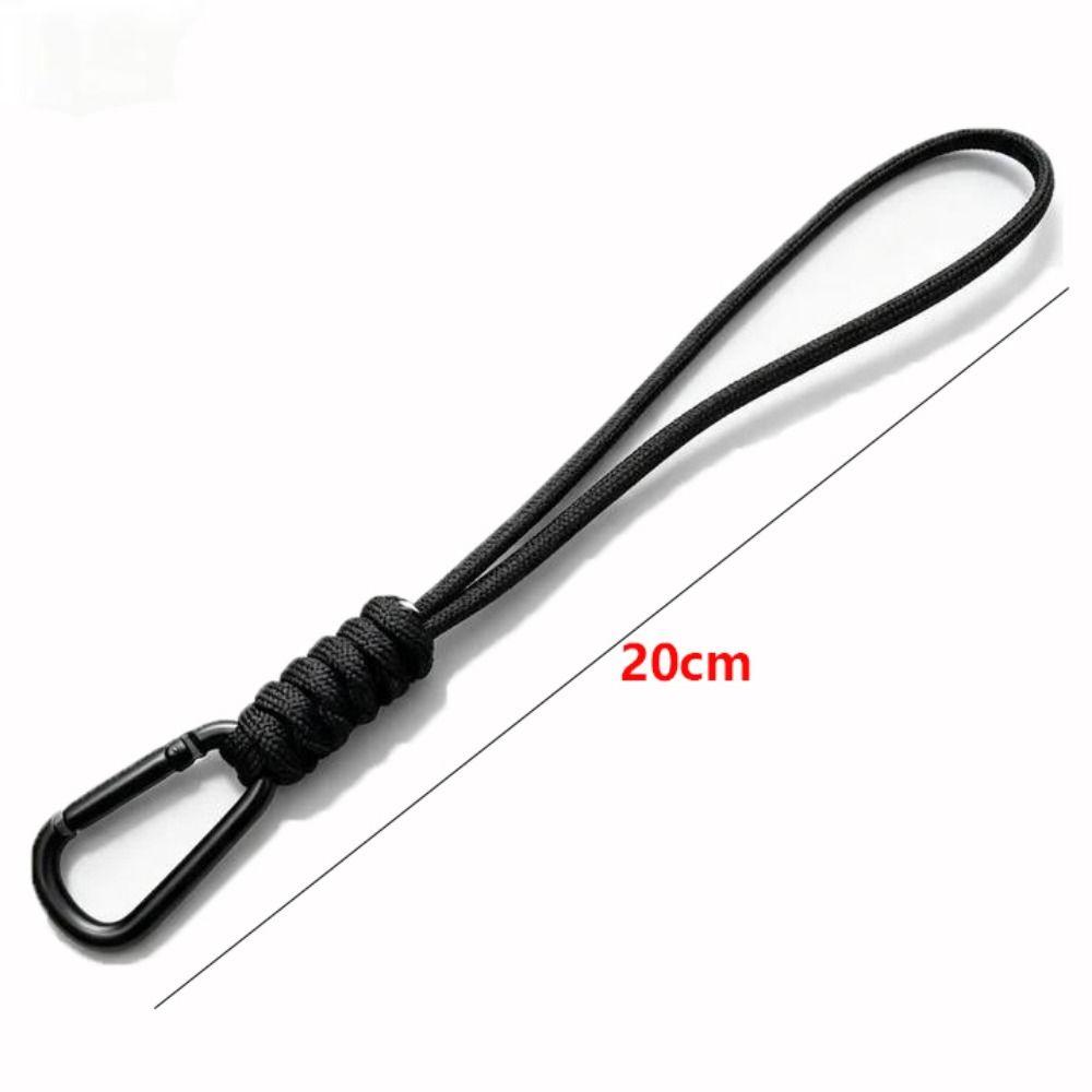 10pcs/set 20cm Paracord Keychain Lanyard Buckle Survival Backpack Key Ring for Survival Tools