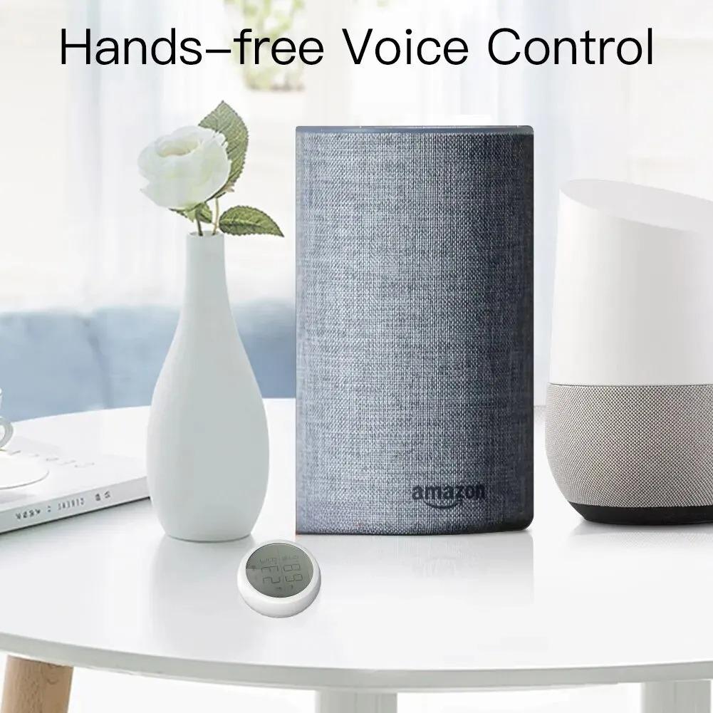 Умный термометр Tuya ZigBee - Датчик температуры и влажности в помещении с ЖК-дисплеем, совместимый с Alexa и Google Home
