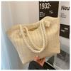 Summer Handmade Woven Women's Shoulder Bags Boho Straw Weaving Fashion Underarm Bag Large Capacity Ladies Vacation Handbags