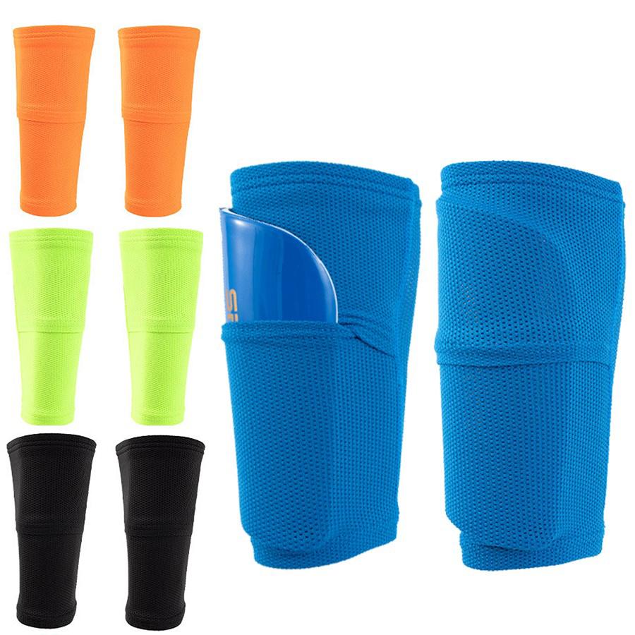 Three-piece Anti Slip Soccer Sock Shin Guards Cover Calf Sleeve With Pocket Adults Kids With Football Leg Guards Protection Gear 1