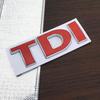 3D Metal Letters TDI Logo Car Rear Trunk Sticker Badge for Golf 4 5 JETTA PASSAT MK2 MK4 MK5 MK6 MK7 TDI Label Accessories