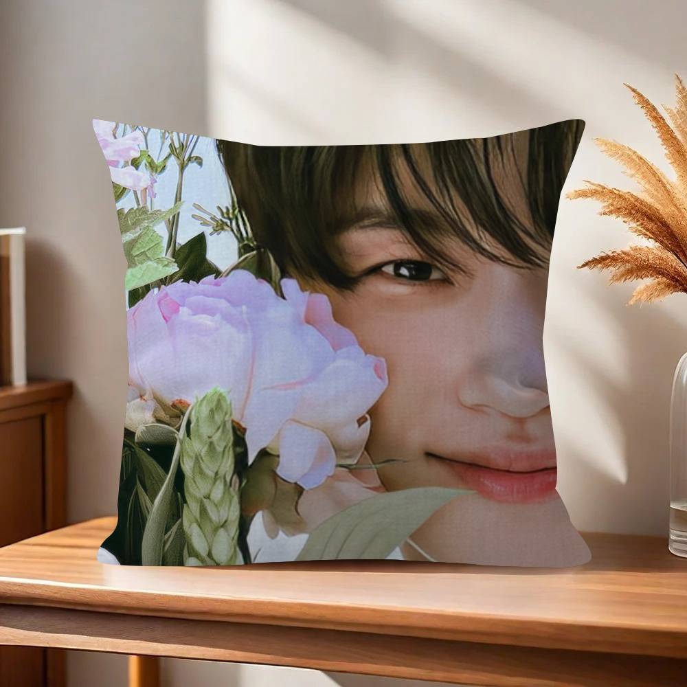Korean Celebrity Byeon Wooseok Pillowcase toon Gift Cushion Cover Bedroom Home Sofa Chair Seat Decor pillow case