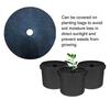 5PCS Weed Mat Non-Woven Tree Mulch Ring Tree Protector Mat Reusable Weed Barrier for Weed Control Root Protectio