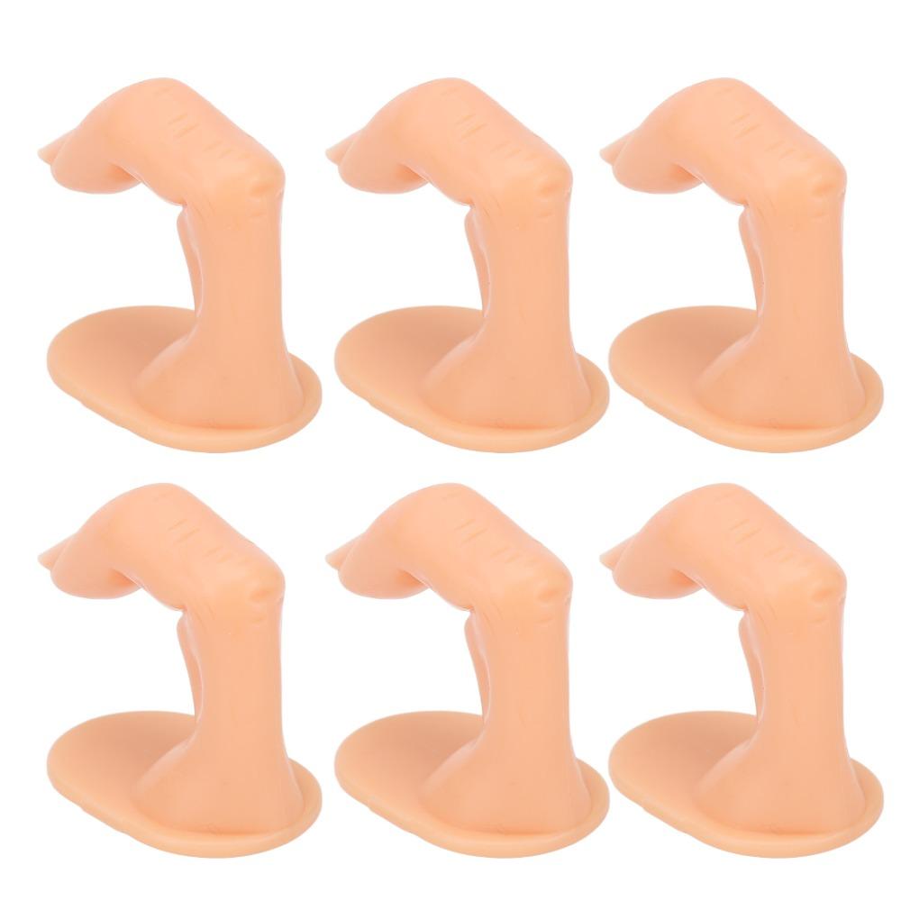 50pcs Detachable Nail Gel Polish Display Book Durable Plastic Fake Fingers Model For Salon Artists