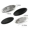 hrkqj5 ABS Car Front Hood Logo Emblem for Ford Mondeo MK4 MK3 MK2 Focus ST Line Fiesta Kuga Transit Escape Rear Trunk Badge Cover Decal