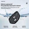 4PCS Silicone Car Door Lock Buckle Protector Cover Shock-absorbing For Subaru OUTBACK LEGACY FORESTER XV IMPREZA Car Accessories