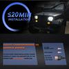 4x6 светодиодные фары 5-дюймовые квадратные светодиодные фары 1 пара с дневными ходовыми огнями Указатель поворота