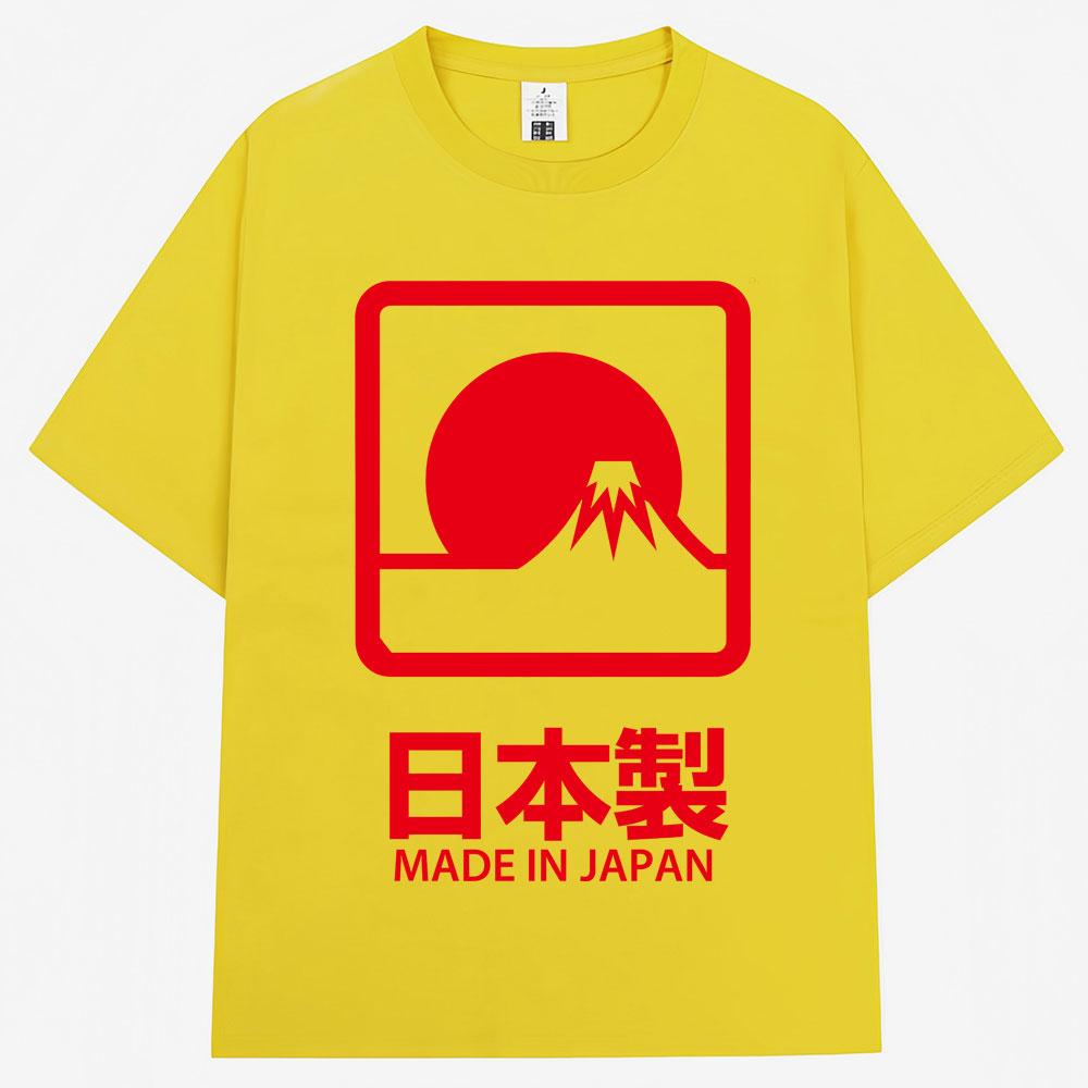 Japanese Style Made In Japan Graphic TShirt Unisex Unisex Fashion Vintage ONeck Tshirt Oversized Cotton Casual T Shirts Streetwear