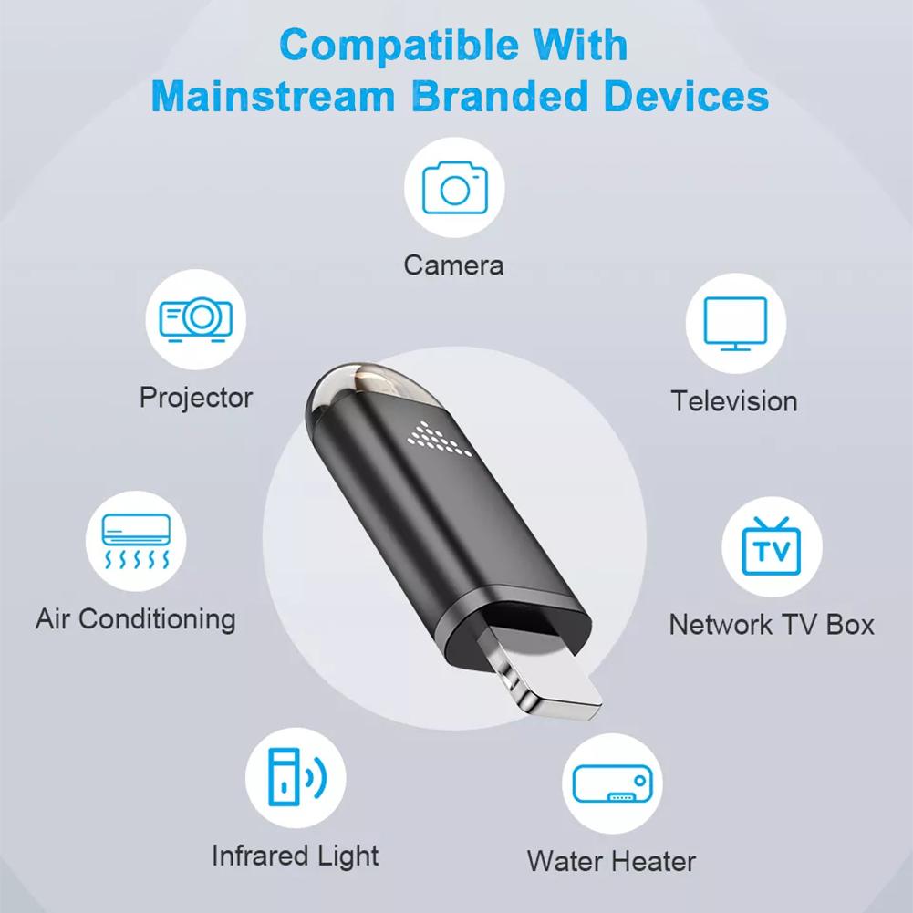 Wireless Infrared Remote Control Adapter Smart Phone App Control Infrared Transmitter Universal Mini Remote Control For TV Fan