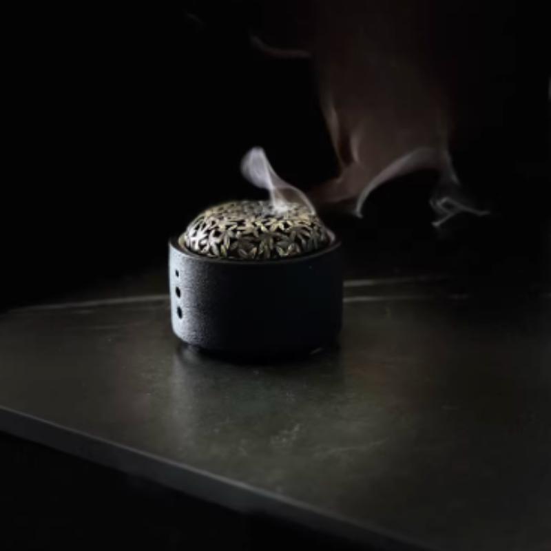 Креативная керамическая подставка для благовоний - Домашняя комнатная дезодорирующая благовонная курильница - Ароматерапевтическая тарелка для создания атмосферы йоги, курильница для благовоний