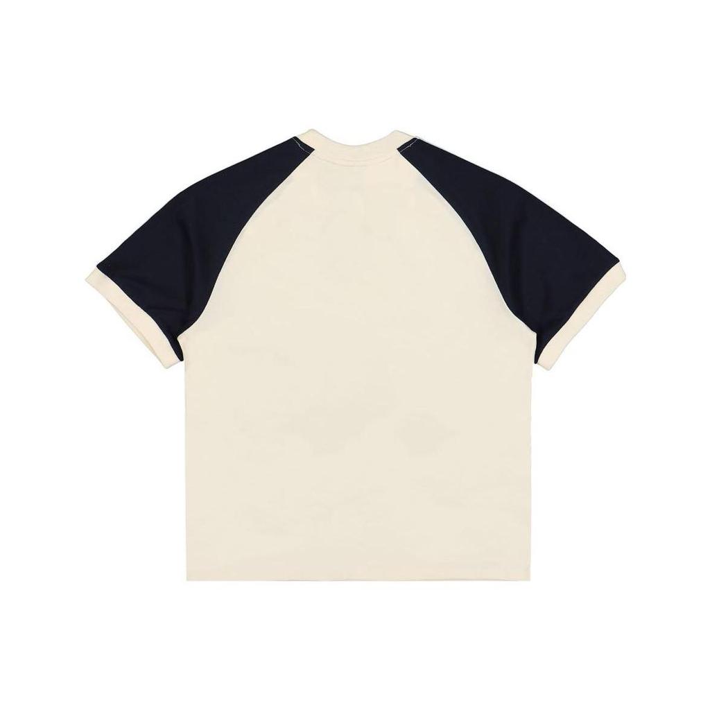 Adidas Originals X Sporty & Rich SS23 Полосатый Повседневный пуловер с логотипом и футболкой с короткими рукавами Женские топы Белые IN5251