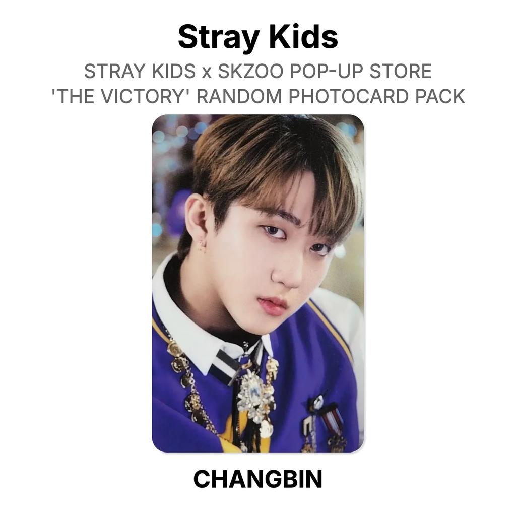Stray Kids X SKZOO POP-UP STORE 'THE VICTORY' Случайный набор фотокарточек Официальная фотокарточка