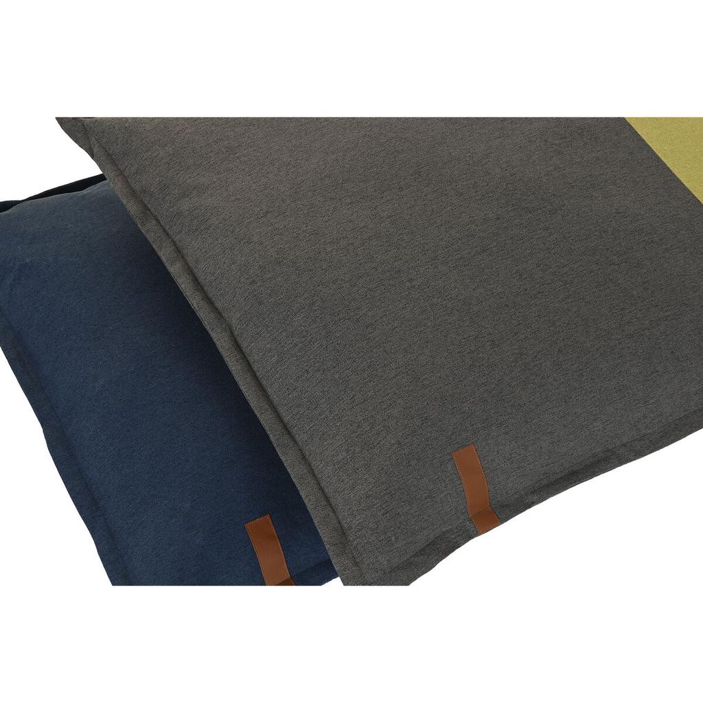Pet Bed DKD Home Decor 90 X 10 X 70 Cm 90 X 70 X 10 Cm Gray Blue 2 Units