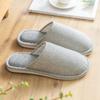 Spring and Autumn Cotton Slippers Four Seasons Winter Women's Indoor Home Cotton Linen Non-slip Linen Home Couple