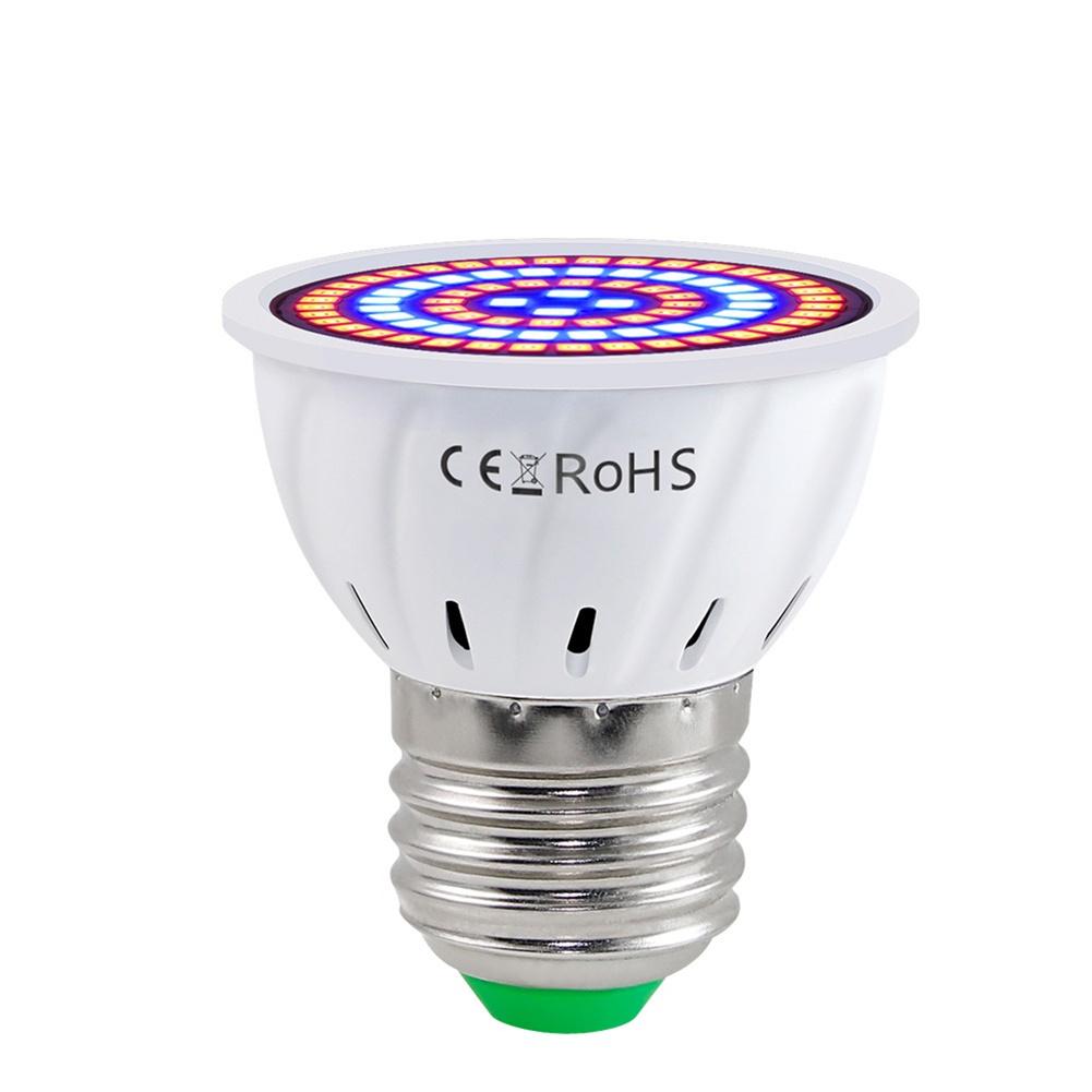 E27 Led Plant Growth Light Full Spectrum Led Bulb Plant Growth Light 48/60/80LED