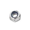 M10 304 Stainless Steel Nylon Insert Hex Lock Nut