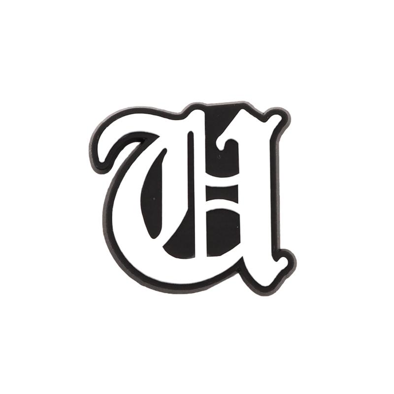 Maxun Шармы для обуви в виде старого алфавита, Буквенное украшение для сабо, сандалий, Милый браслет с графемой, Аксессуары для вечеринок, Сувенир, 1 шт.