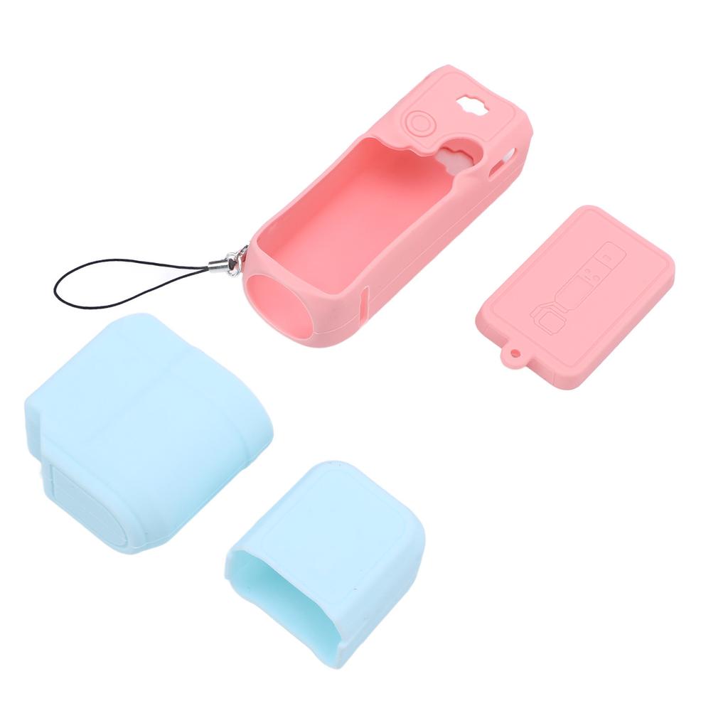 Силиконовый чехол для карманной камеры, мягкий защитный чехол для аксессуаров POCKET 3, разноцветная крышка объектива