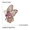 Rhinestone Large Butterfly Brooches for Women Elegant Colorful Insect Pins Vintage Fashion Beautiful Pins Good Gift