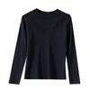 Mesh Base Shirt for Women's Winter Clothes, New Slim Fit and Elastic Long-sleeved Inner Wear, Diamond-shaped T-shirt Top