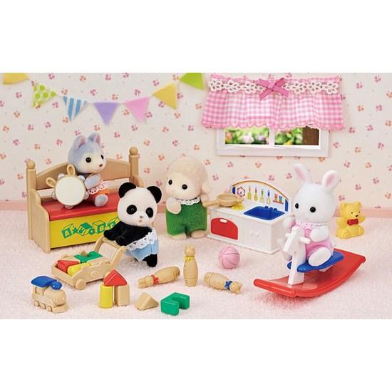 Sylvanian Family Снежинка Кролик и Панда Детский игровой набор 5709, популярные игрушки в Корее