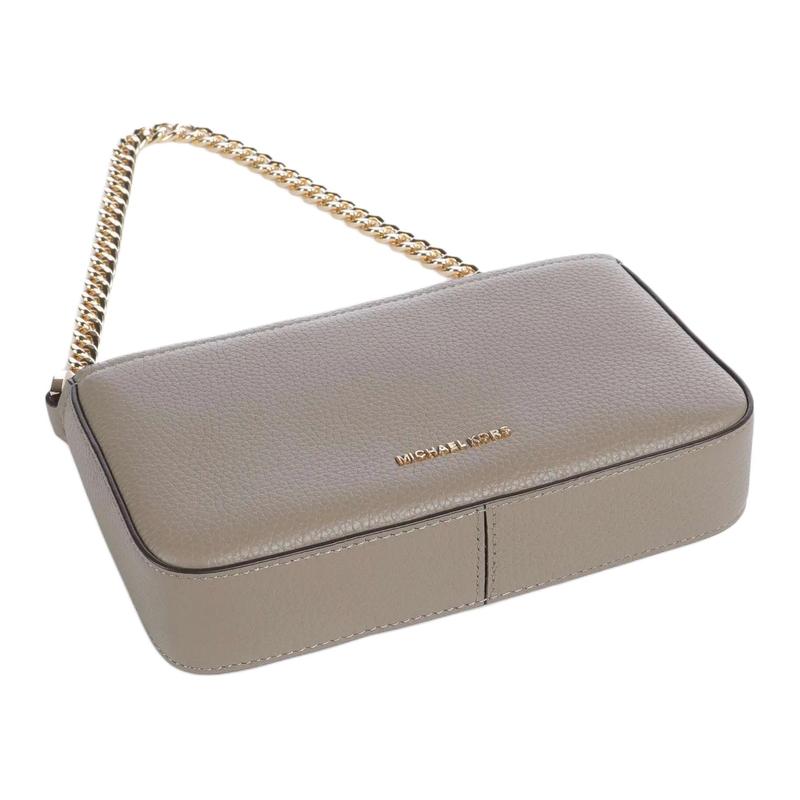 MICHAEL KORS Bryant Logo Classic Leather Shoulder Bag Small Women's Birch