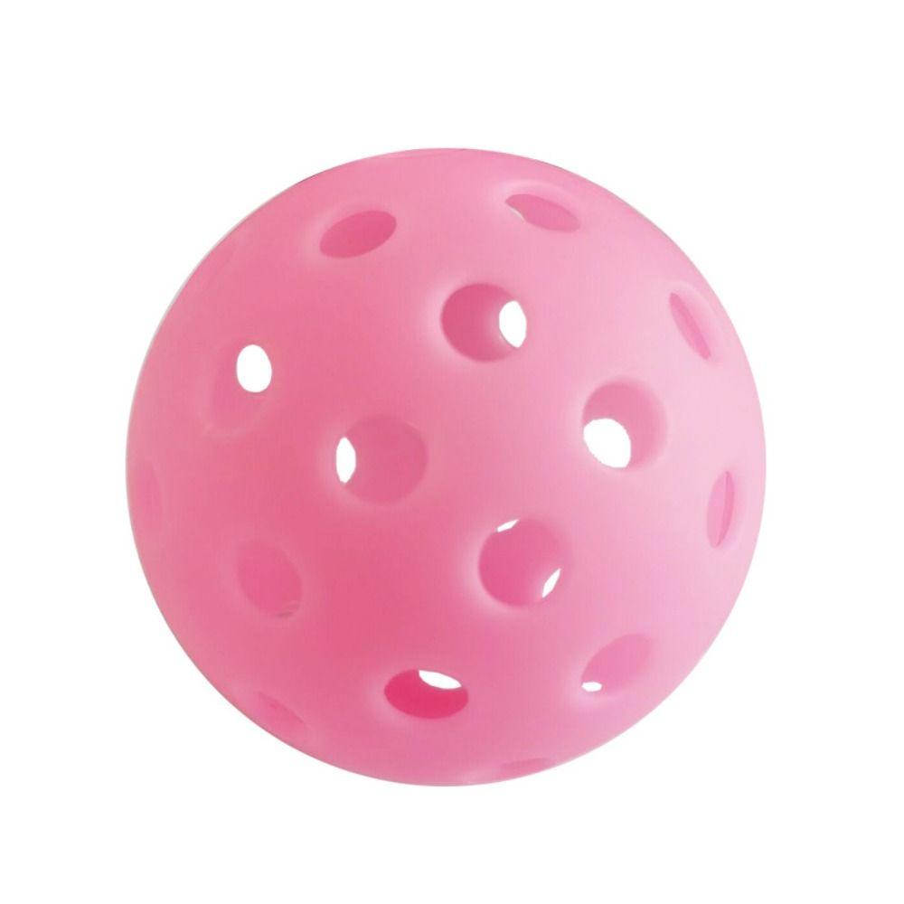74MM 40 Holes Seniors Tennis Glow in The Dark PE Ball Creative Luminous Pickleball Indoor Utdoor
