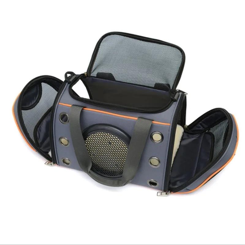 Сумка-переноска для собак Pet Outing Portable Cat Dogs Handbag Crossbody Bag Дышащая Большая вместимость Кошки Маленькие домашние собаки Слинги Рюкзак