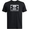 Boxed Crew Neck Logo Short Sleeve T-Shirt Men T-Shirts Black Graphite 1386793-001