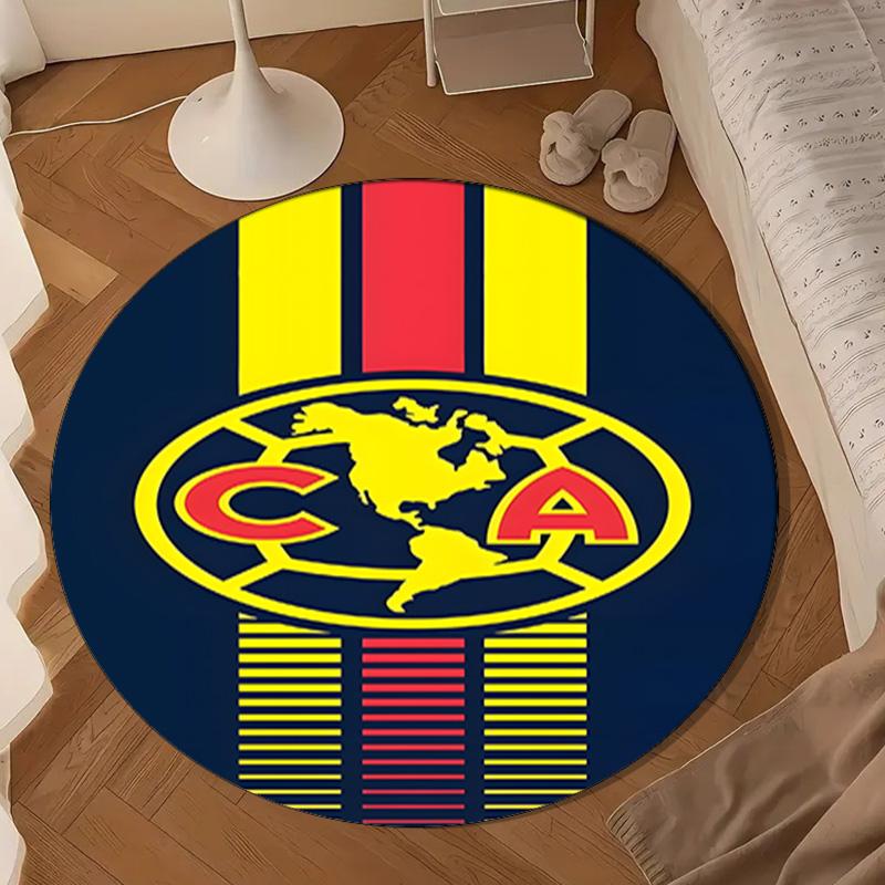 Club America Emblem Round mat, Anti-slip Circle Carpet Chair rug For livingroom,Bedroom, doormat home decor Gift Christmas Gifts