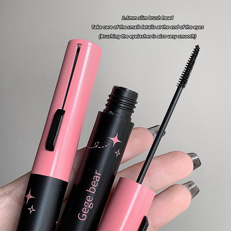 GEGE BEAR Charming Lengthening Mascara With Small Brush Head, Long And Curling Mascara, Waterproof And Sweat-proof